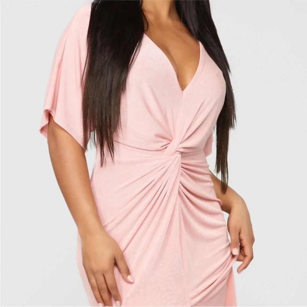 NWT Fashion Nova Full Grown Knot Dress - Sz Small EA096 - Picture 4 of 10